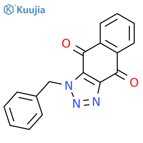 1H-Naphtho[2,3-d]triazole-4,9-dione, 1-(phenylmethyl)- structure