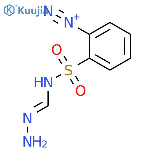 Benzenediazonium, 2-[[(aminoiminomethyl)amino]sulfonyl]- structure