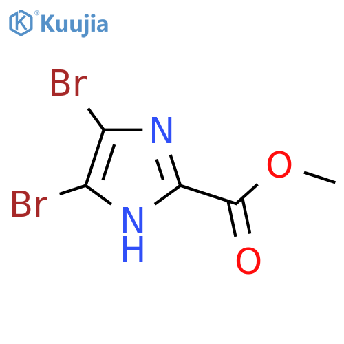 Methyl 4,5-dibromo-1H-imidazole-2-carboxylate structure