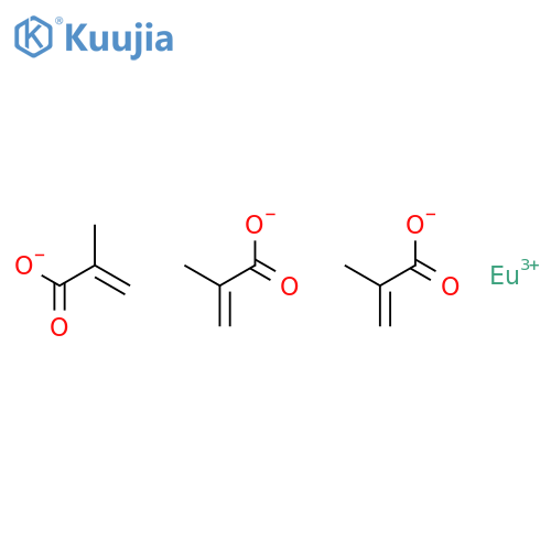 2-Propenoic acid,2-methyl-, europium(3+) salt (3:1) structure
