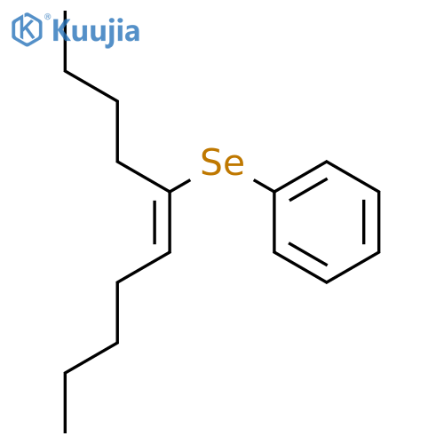 Benzene, [[(1Z)-1-butyl-1-hexenyl]seleno]- structure