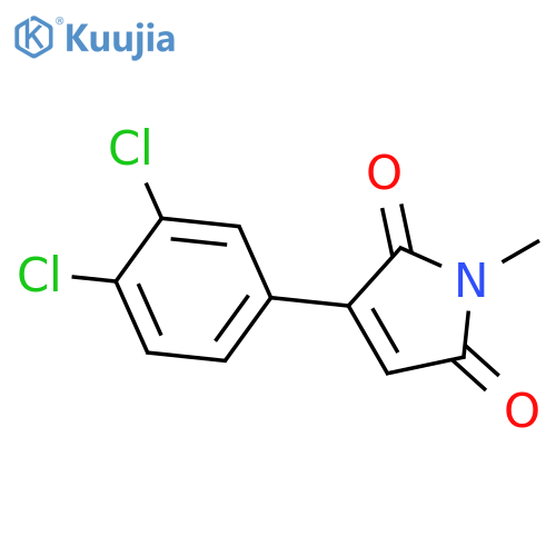 1H-Pyrrole-2,5-dione, 3-(3,4-dichlorophenyl)-1-methyl- structure