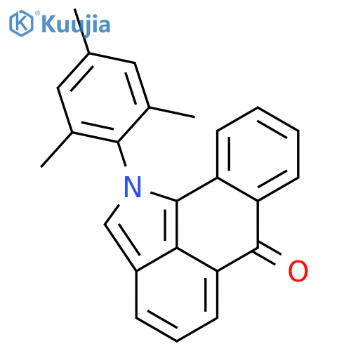 DIBENZ[CD,G]INDOL-6(1H)-ONE, 1-(2,4,6-TRIMETHYLPHENYL)- structure