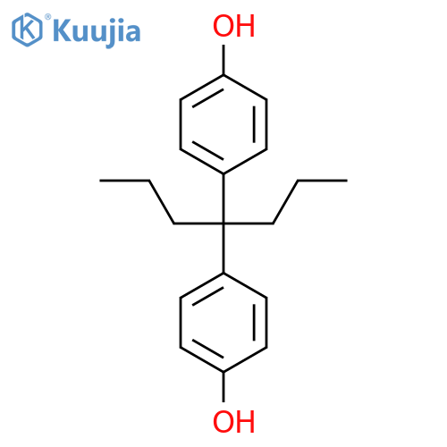 4,4-Bis(4-hydroxyphenyl)heptane structure