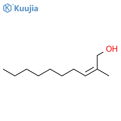 2-Decen-1-ol, 2-methyl-, (E)- structure