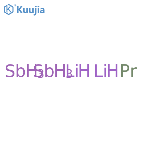 Antimony, compd. with lithium and praseodymium (2:2:1) structure