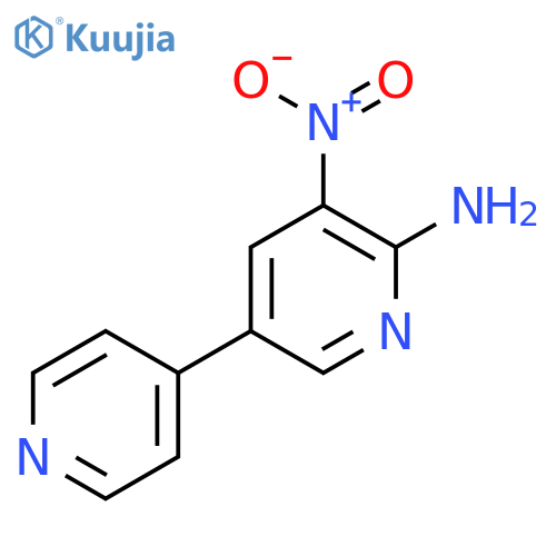 3-Nitro-5-pyridin-4-ylpyridin-2-amine structure