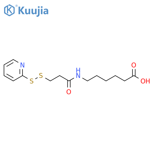 Hexanoic acid, 6-[[1-oxo-3-(2-pyridinyldithio)propyl]amino]- structure