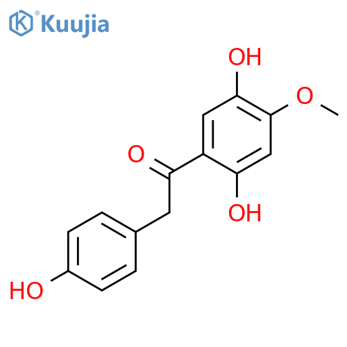 ETHANONE, 1-(2,5-DIHYDROXY-4-METHOXYPHENYL)-2-(4-HYDROXYPHENYL)- structure