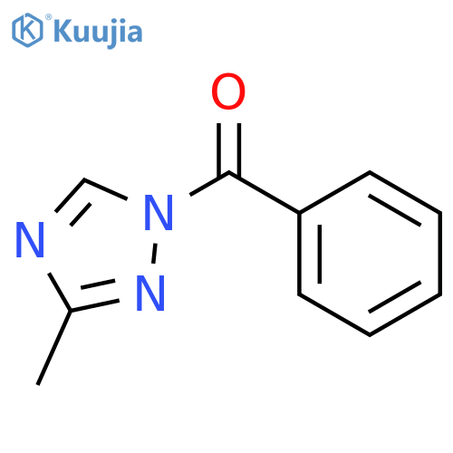 1-benzoyl-3-methyl-1,2,4-triazole structure