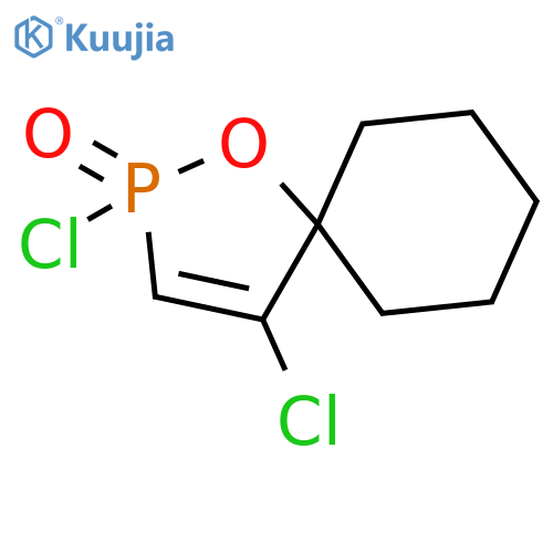 1-Oxa-2-phosphaspiro[4.5]dec-3-ene, 2,4-dichloro-, 2-oxide structure