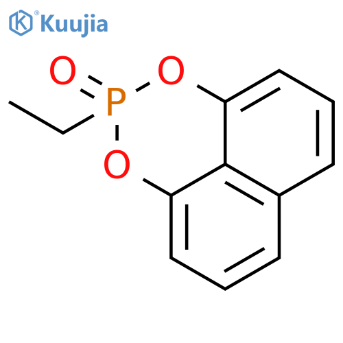 Naphtho[1,8-de]-1,3,2-dioxaphosphorin, 2-ethyl-, 2-oxide structure