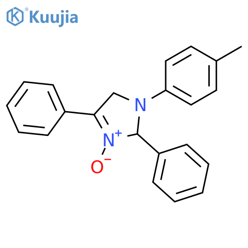 1H-Imidazole, 2,5-dihydro-1-(4-methylphenyl)-2,4-diphenyl-, 3-oxide structure