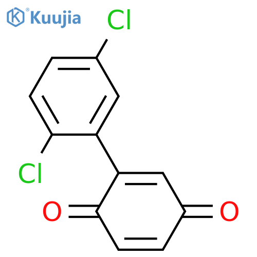2-(2,5-Dichlorophenyl)cyclohexa-2,5-diene-1,4-dione structure