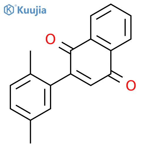 1,4-NAPHTHALENEDIONE, 2-(2,5-DIMETHYLPHENYL)- structure