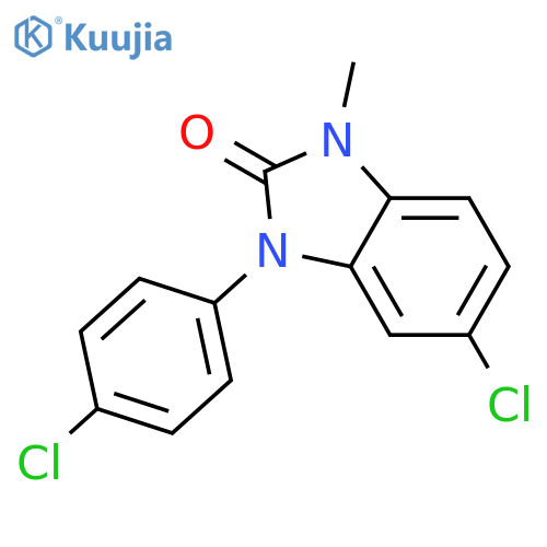 2H-Benzimidazol-2-one,5-chloro-3-(4-chlorophenyl)-1,3-dihydro-1-methyl- structure