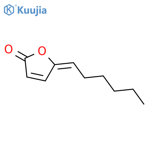 2(5H)-Furanone, 5-hexylidene-, (Z)- structure