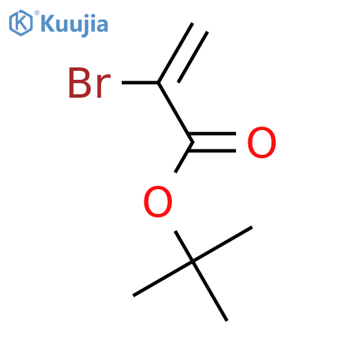 2-Propenoic acid,2-bromo-, 1,1-dimethylethyl ester structure