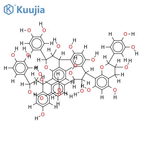[3,3',4',5,7-Pentahydroxyflavan(4?8)]3-3,3',4',5,7-pentahydroxyflavan structure