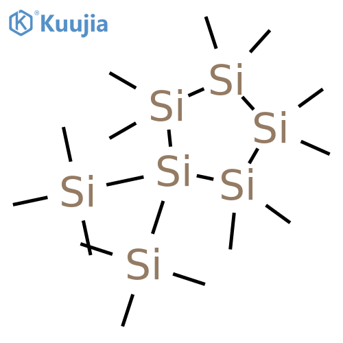 Cyclopentasilane, 1,1,2,2,3,3,4,4-octamethyl-5,5-bis(trimethylsilyl)- structure