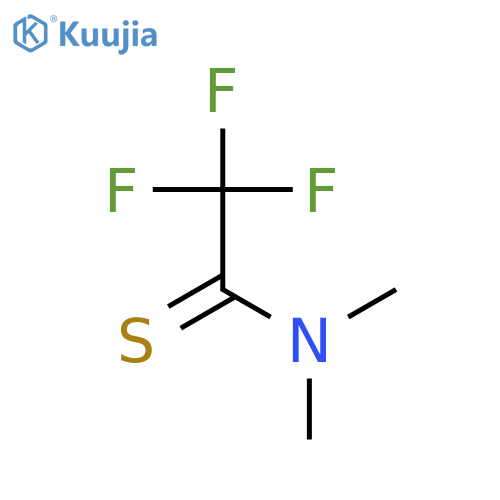 Ethanethioamide,2,2,2-trifluoro-N,N-dimethyl- structure