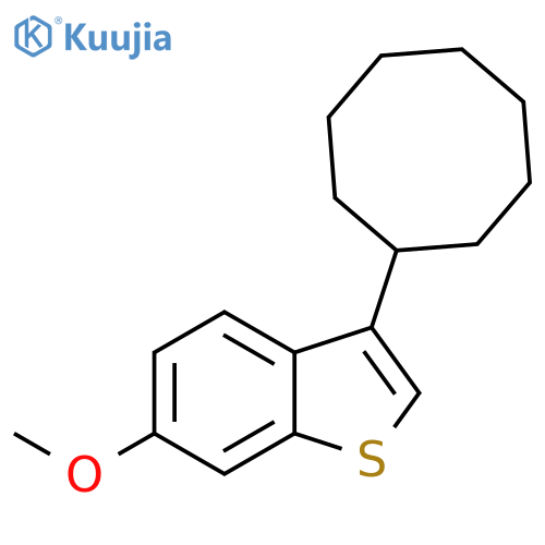 Benzo[b]thiophene, 3-cyclooctyl-6-methoxy- structure