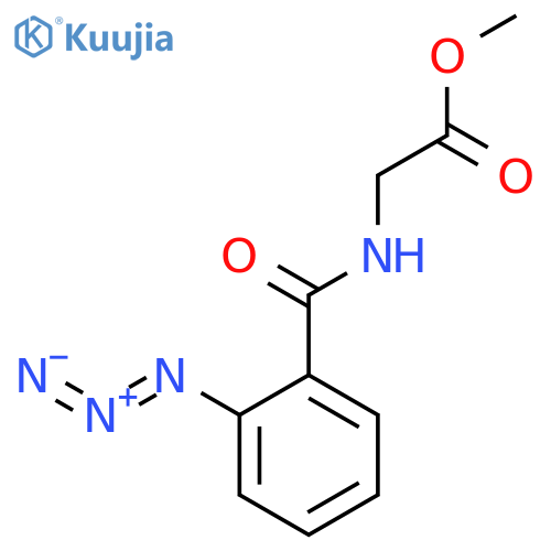 Glycine, N-(2-azidobenzoyl)-, methyl ester structure
