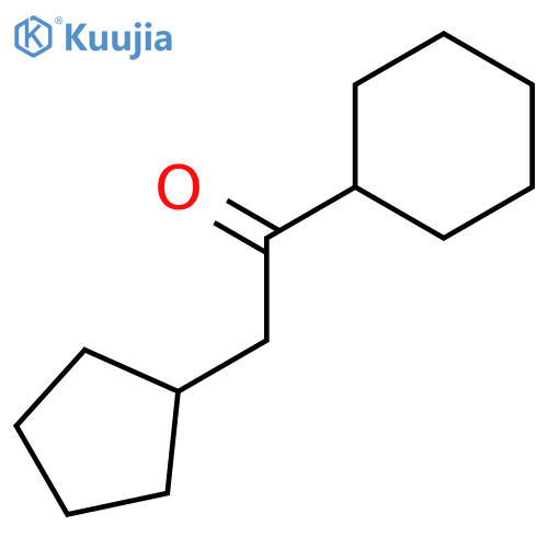 Ethanone,1-cyclohexyl-2-cyclopentyl- structure