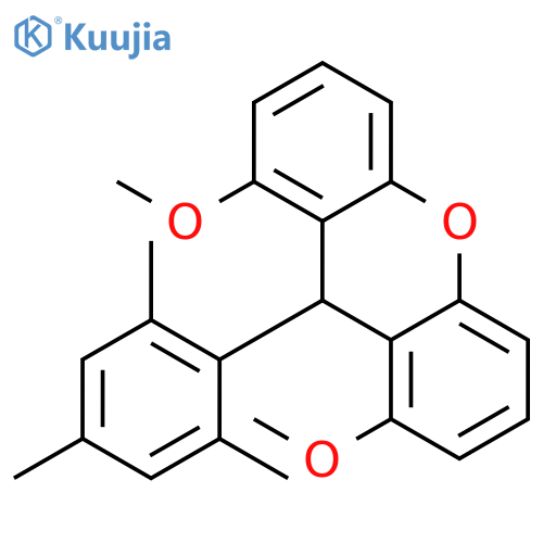 9H-Xanthene, 1,8-dimethoxy-9-(2,4,6-trimethylphenyl)- structure