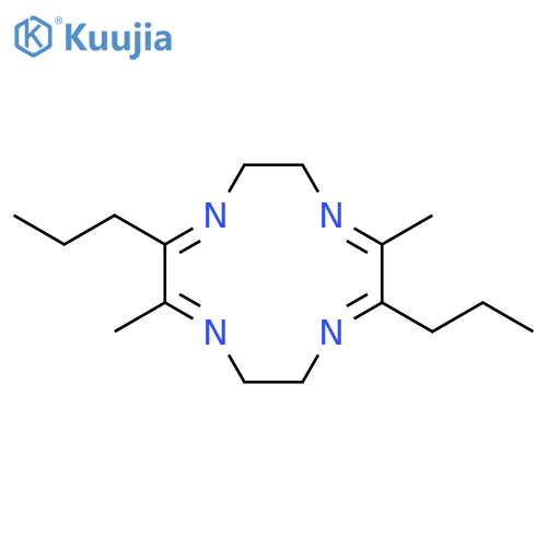 1,4,7,10-Tetraazacyclododeca-1,3,7,9-tetraene,2,8-dimethyl-3,9-dipropyl- structure