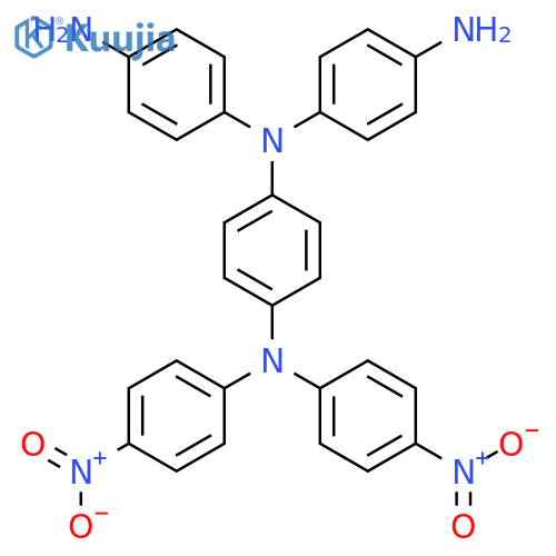 1,4-Benzenediamine, N,N-bis(4-aminophenyl)-N',N'-bis(4-nitrophenyl)- structure