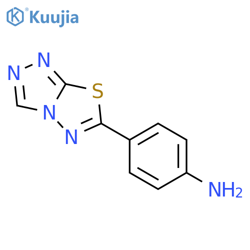 (4-1,2,4Triazolo3,4-b1,3,4thiadiazol-6-ylphenyl)amine structure