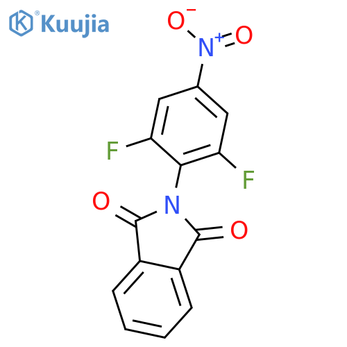 1H-Isoindole-1,3(2H)-dione, 2-(2,6-difluoro-4-nitrophenyl)- structure