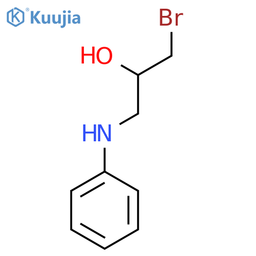 2-Propanol, 1-bromo-3-(phenylamino)- structure