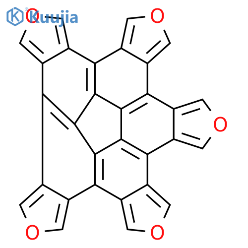 Trifuro[3',4':2,3;3'',4'':4,5;3''',4''':8,9]fluorantheno[1,10-efg:6,7-e'f'g']diisobenzofuran structure