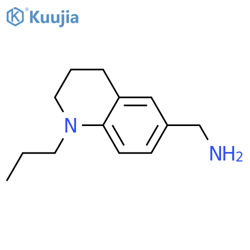 C-(1-Propyl-1,2,3,4-tetrahydro-quinolin-6-yl)-methylamine structure