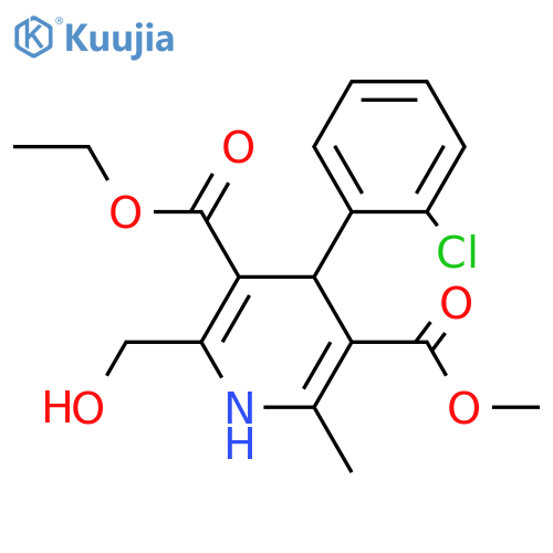 4-(2-Chlorophenyl)-1,4-dihydro-2-(hydroxymethyl)-6-methyl-3,5-pyridinedicarboxylic Acid 3-Ethyl 5-Methyl Ester structure