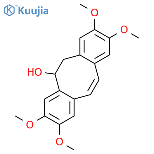 Dibenzo[a,e]cycloocten-5-ol, 5,6-dihydro-2,3,8,9-tetramethoxy- structure