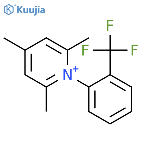 Pyridinium, 2,4,6-trimethyl-1-[2-(trifluoromethyl)phenyl]- structure