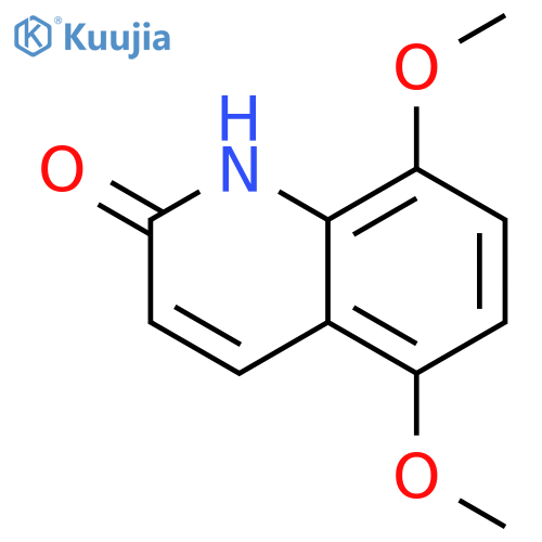 2(1H)-Quinolinone, 5,8-dimethoxy- structure