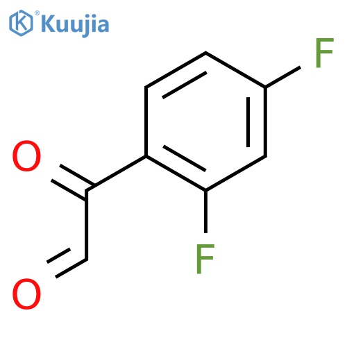 2-(2,4-Difluorophenyl)-2-oxoacetaldehyde structure