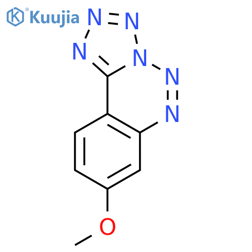 TETRAZOLO[1,5-C][1,2,3]BENZOTRIAZINE, 8-METHOXY- structure