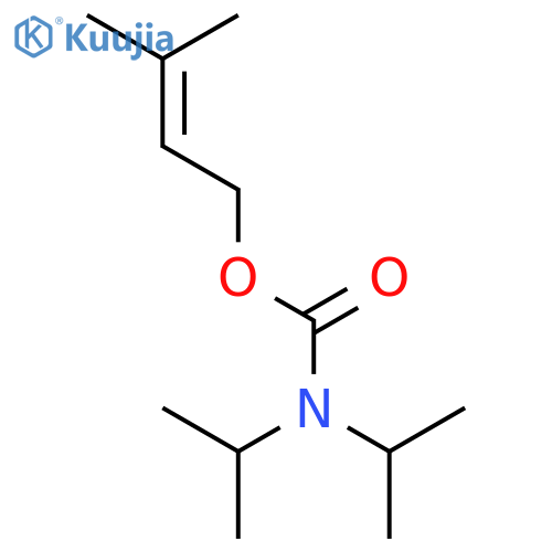 CARBAMIC ACID, BIS(1-METHYLETHYL)-, 3-METHYL-2-BUTENYL ESTER structure