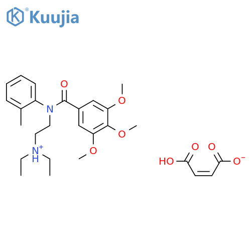 Benzamide,N-[2-(diethylamino)ethyl]-3,4,5-trimethoxy-N-(2-methylphenyl)-,(2Z)-2-butenedioate (1:1) structure