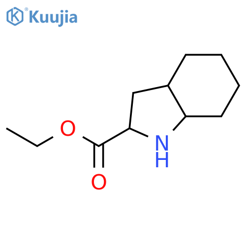 1H-INDOLE-2-CARBOXYLIC ACID, OCTAHYDRO-, ETHYL ESTER structure