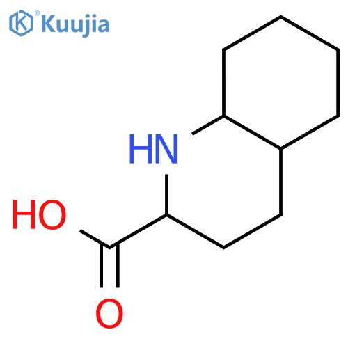 Decahydroquinoline-2-carboxylic Acid (Mixture of Diastereomers) structure