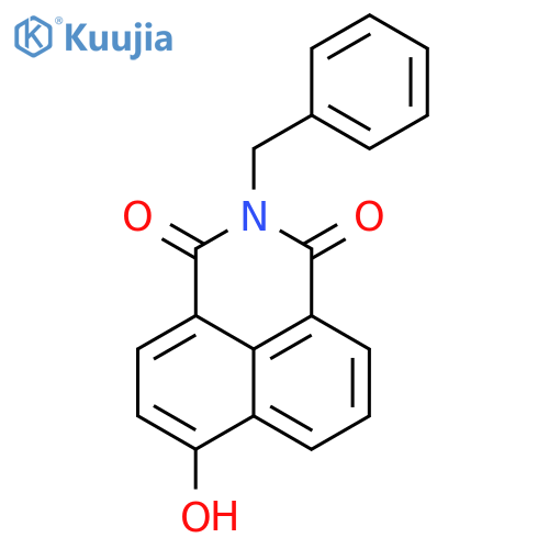 1H-Benz[de]isoquinoline-1,3(2H)-dione, 6-hydroxy-2-(phenylmethyl)- structure