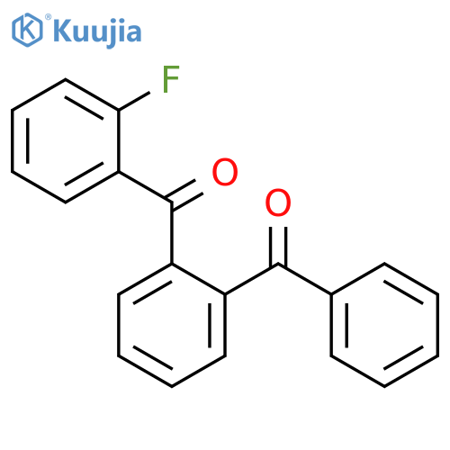 [2-(2-fluorobenzoyl)phenyl]-phenylmethanone structure