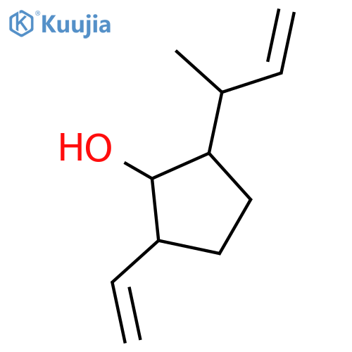 CYCLOPENTANOL, 2-ETHENYL-5-(1-METHYL-2-PROPENYL)- structure