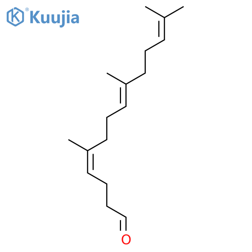 4,8,12-TETRADECATRIENAL, 5,9,13-TRIMETHYL-, (Z,E)- structure